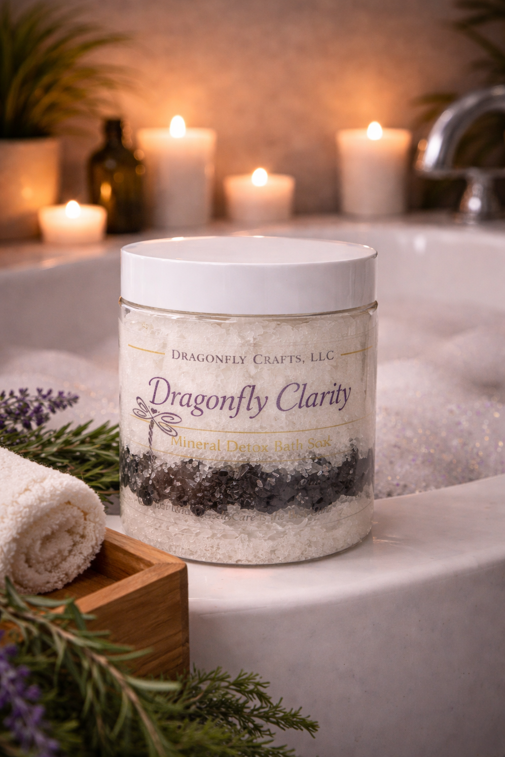 Dragonfly Clarity – Mineral Detox Bath Soak