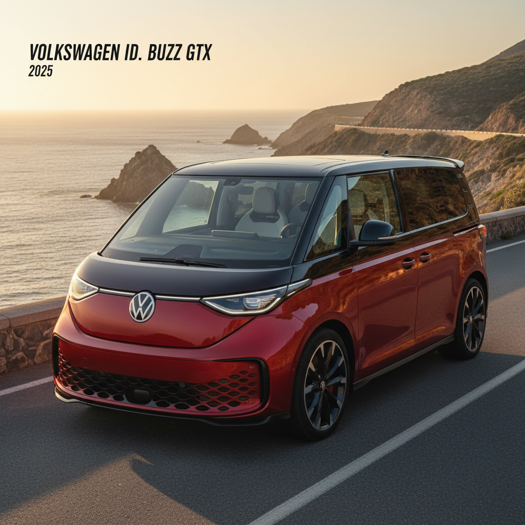 Volkswagen ID. Buzz GTX 2025: Cuando la Nostalgia se Vuelve Eléctrica y Deportiva