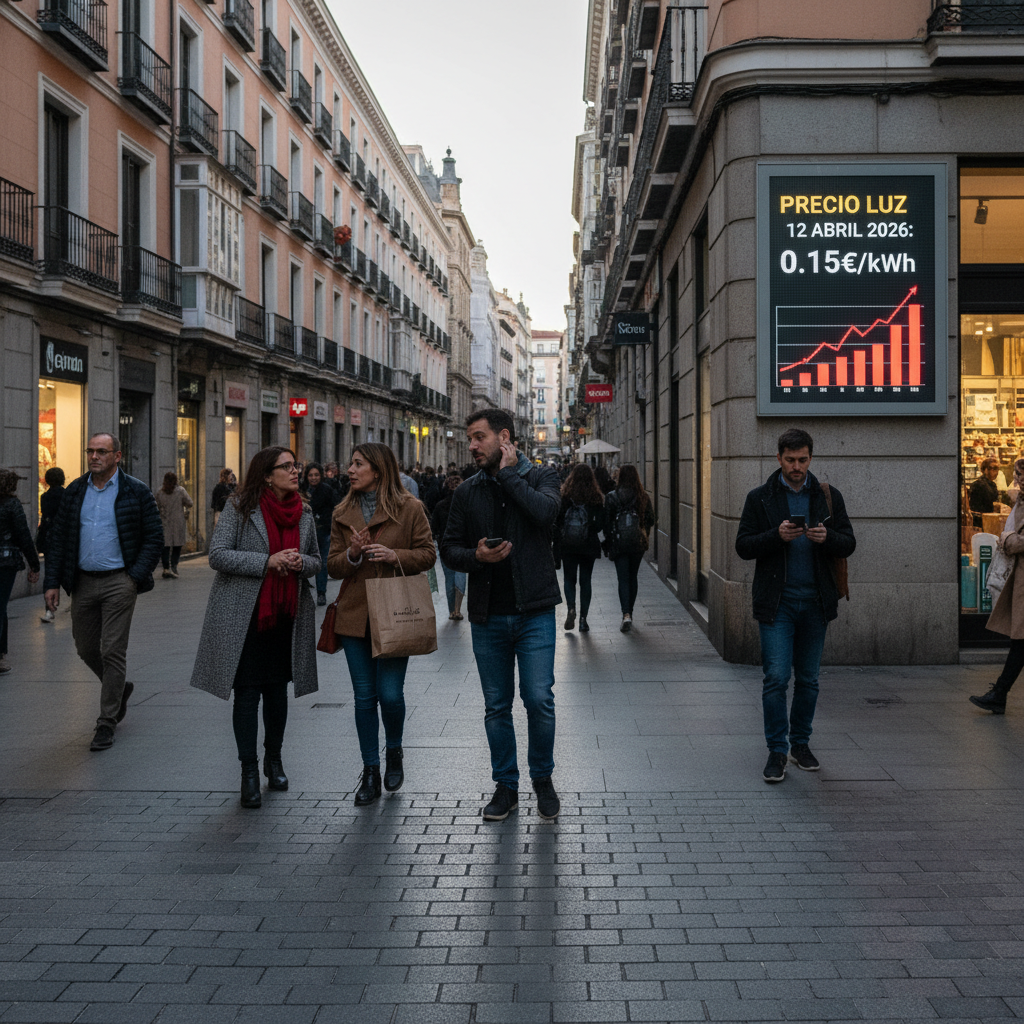 El Precio de la Luz del 12 de Abril de 2026: Una Jornada de Incertidumbre Energética en España