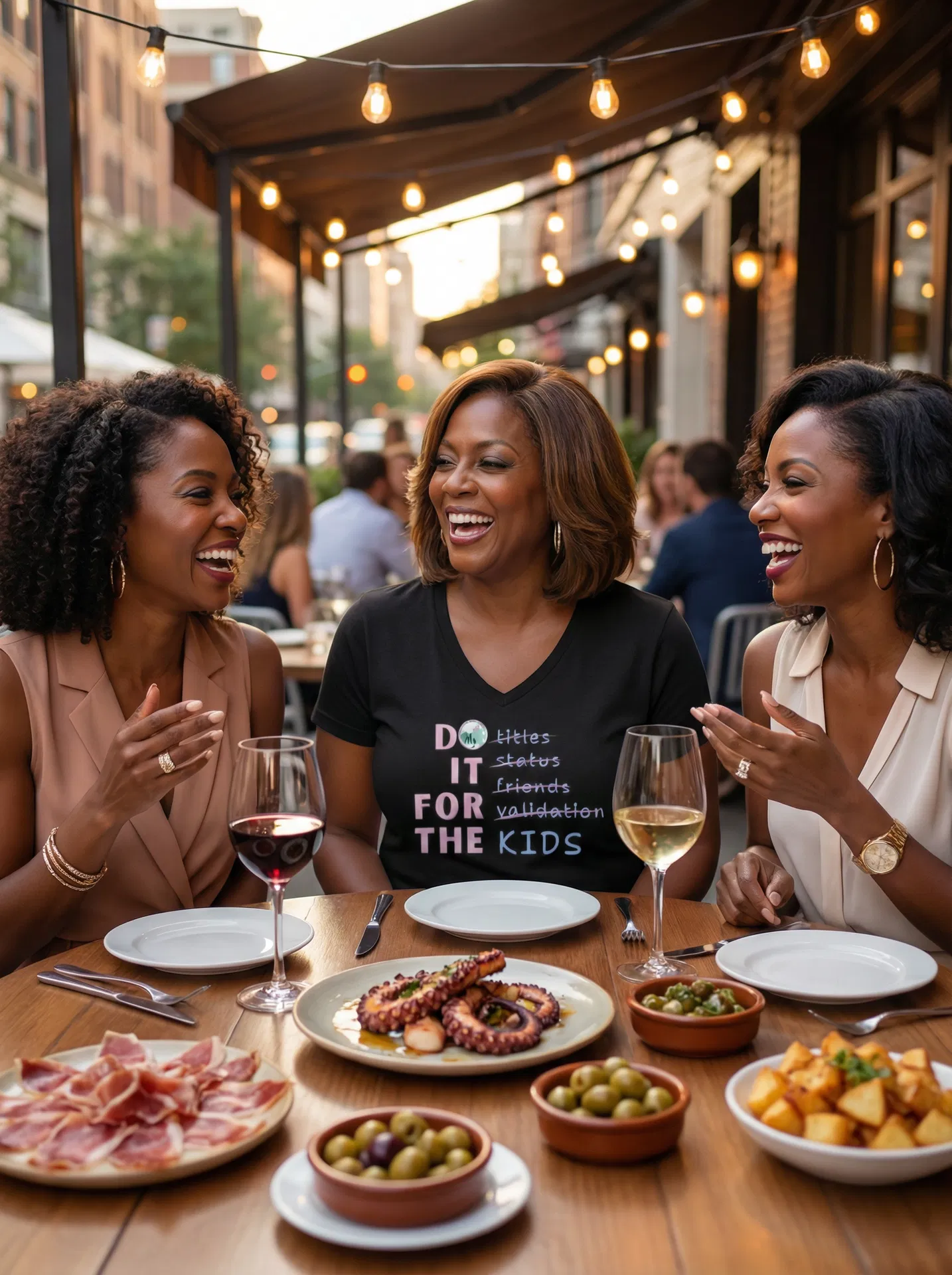 Do It For The Kids V-Neck alternate view