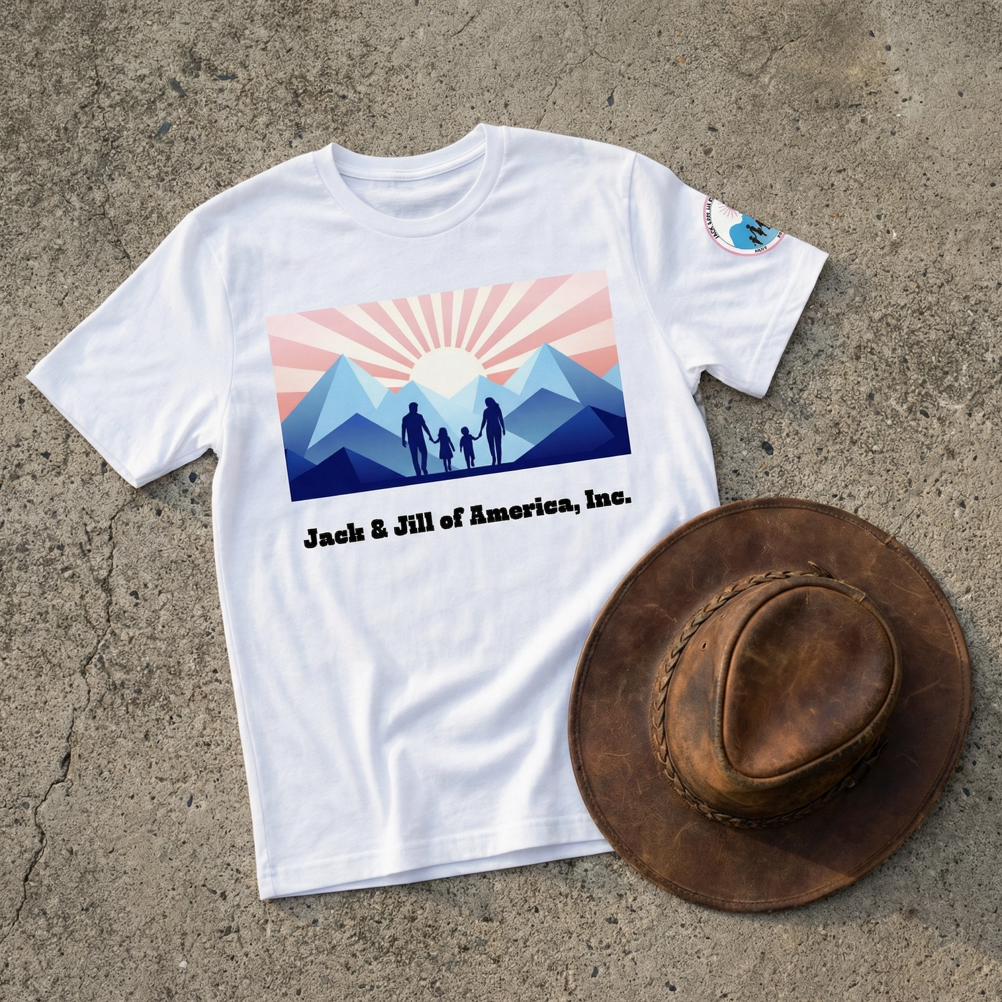 Modern Family Mountain Sunrise Tee - Image 3