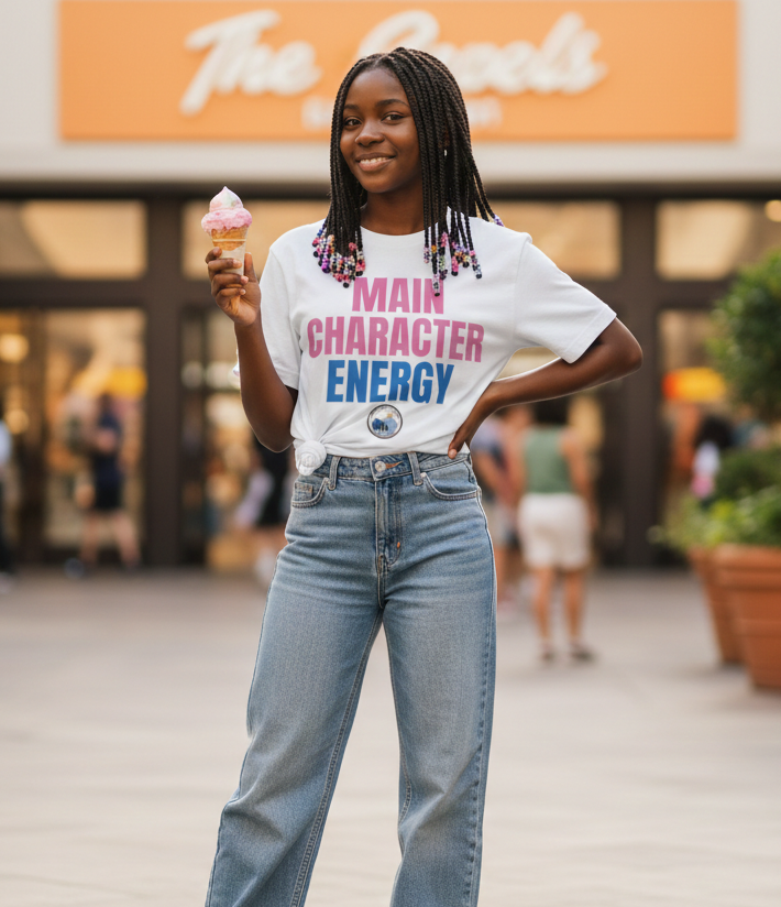 Main Character Energy Tee - Teens