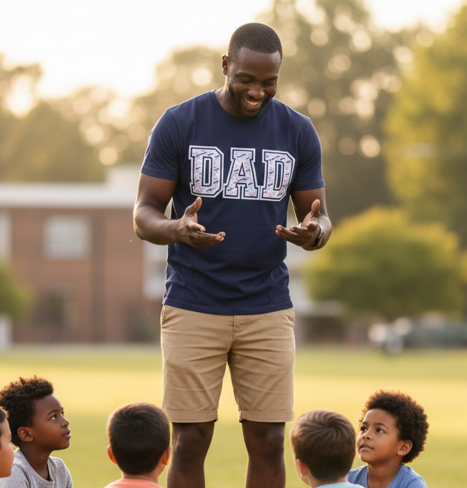 DAD Varsity Letters Tee