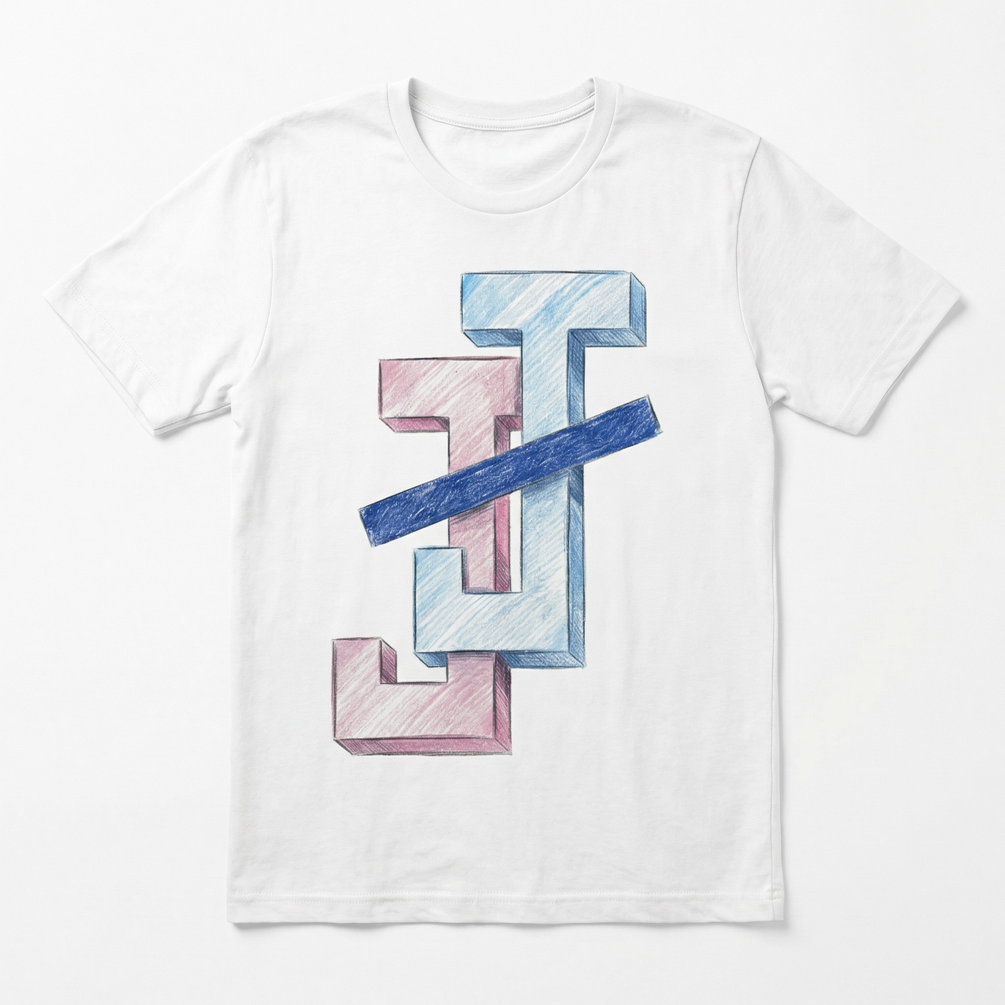 Artistic Interlocking J&J Tee - Teens - Image 3