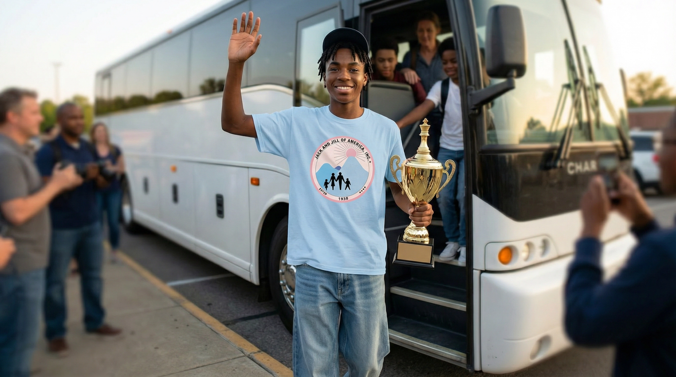 JJOA Official Seal Tee - Full Design alternate view