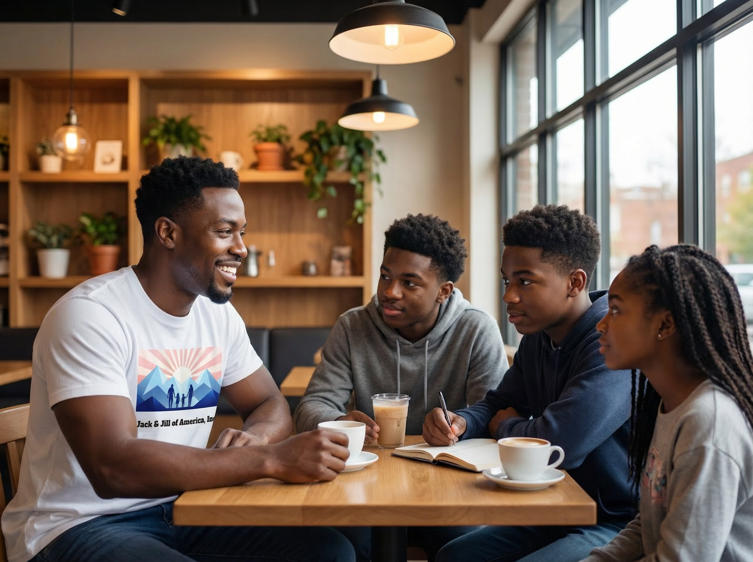 Modern Family Mountain Sunrise Tee alternate view