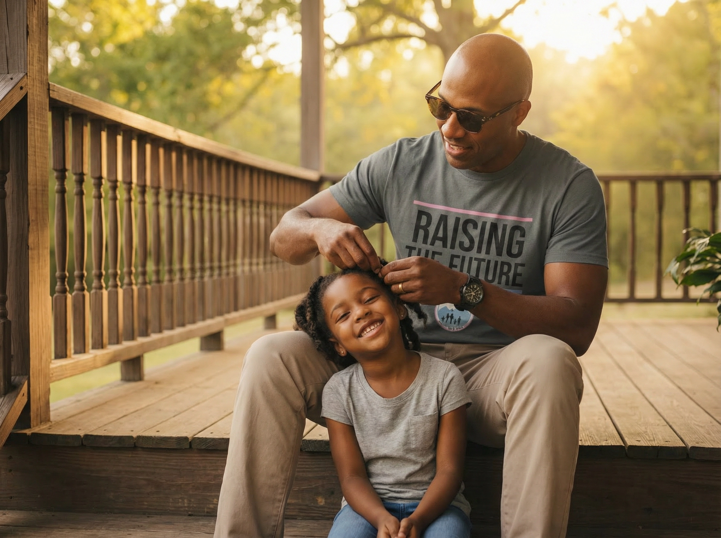 Raising the Future Tee - Dads alternate view