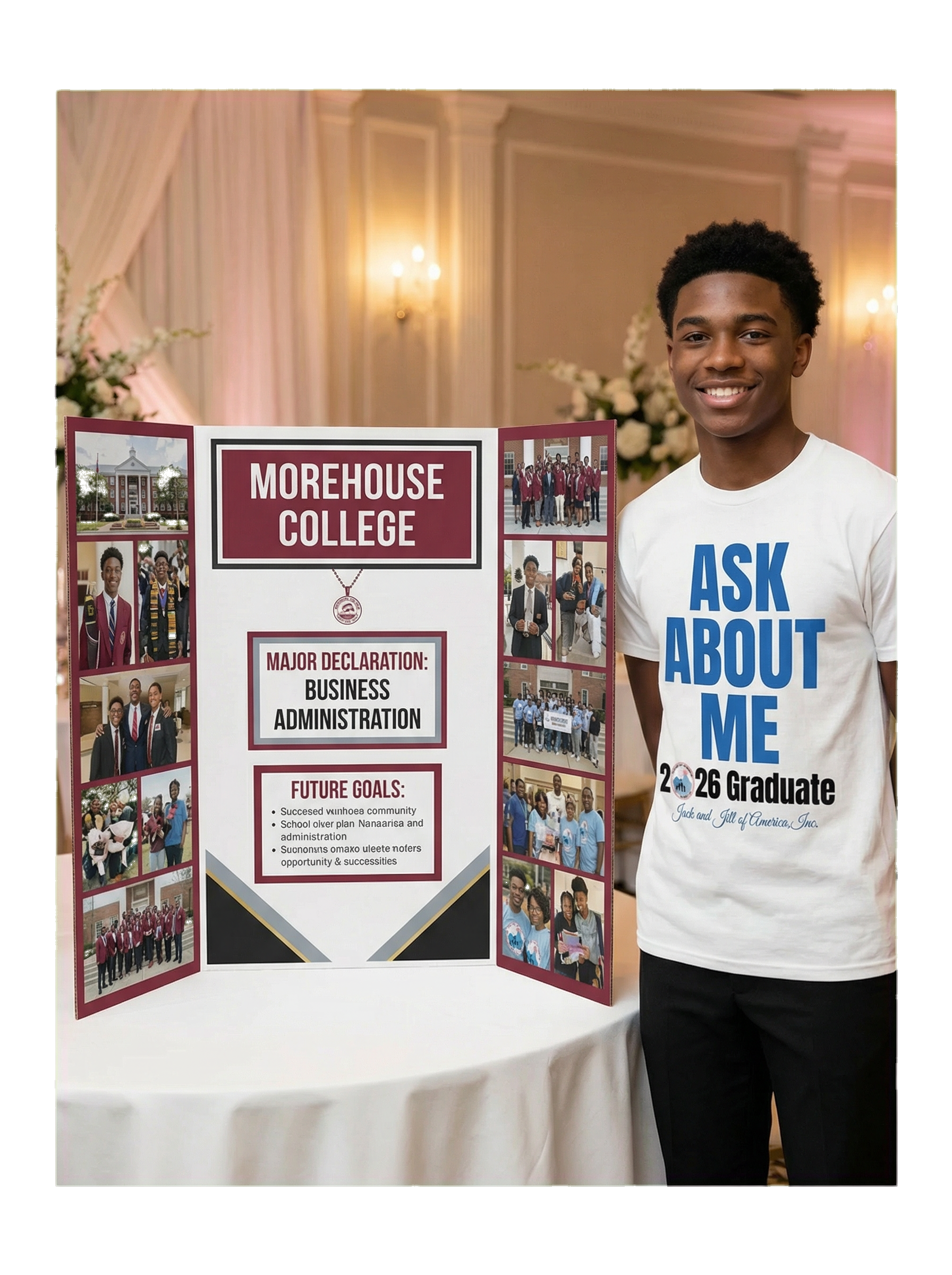 Ask About Me Graduation Tee - Image 2