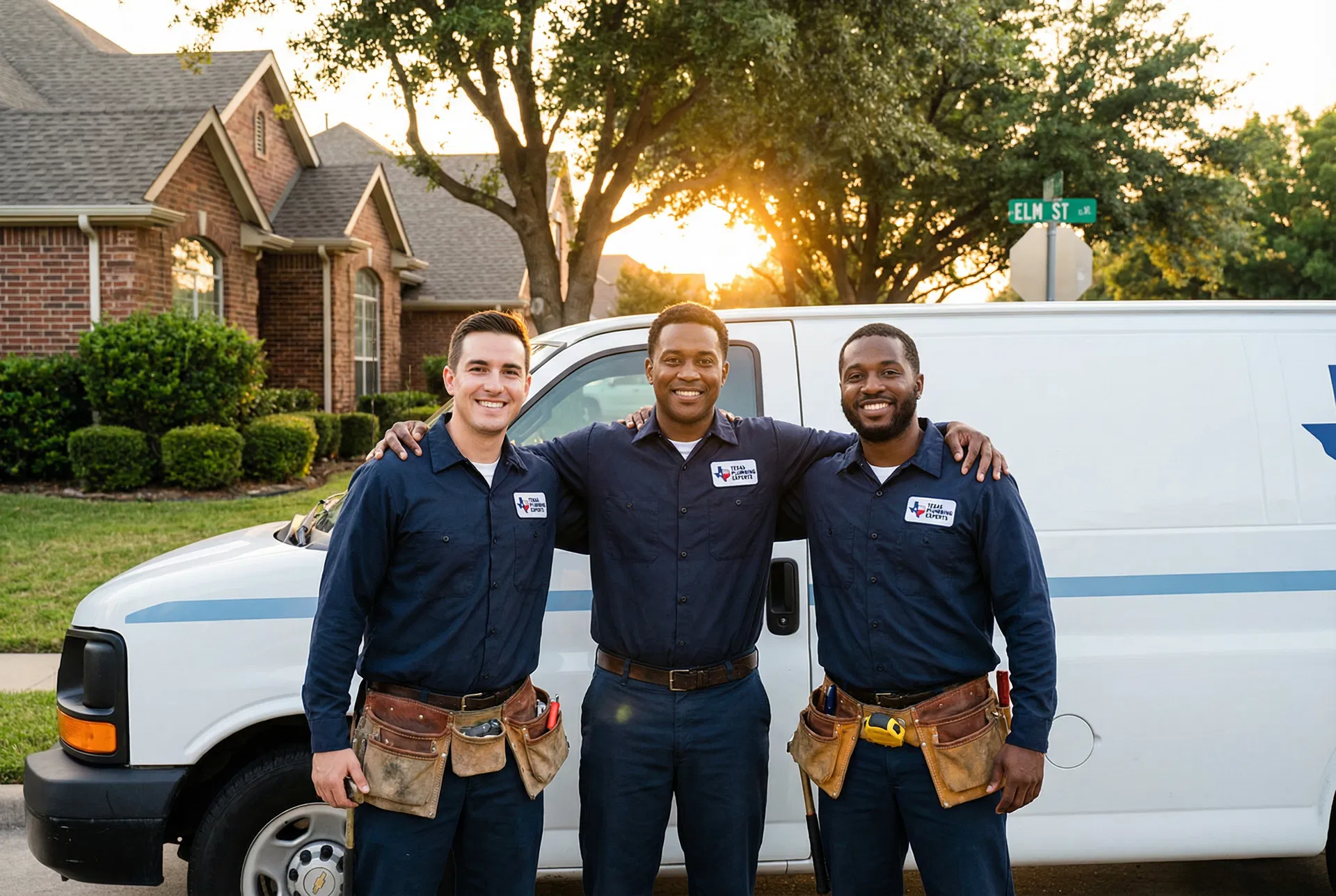 Our plumbing team in Dallas
