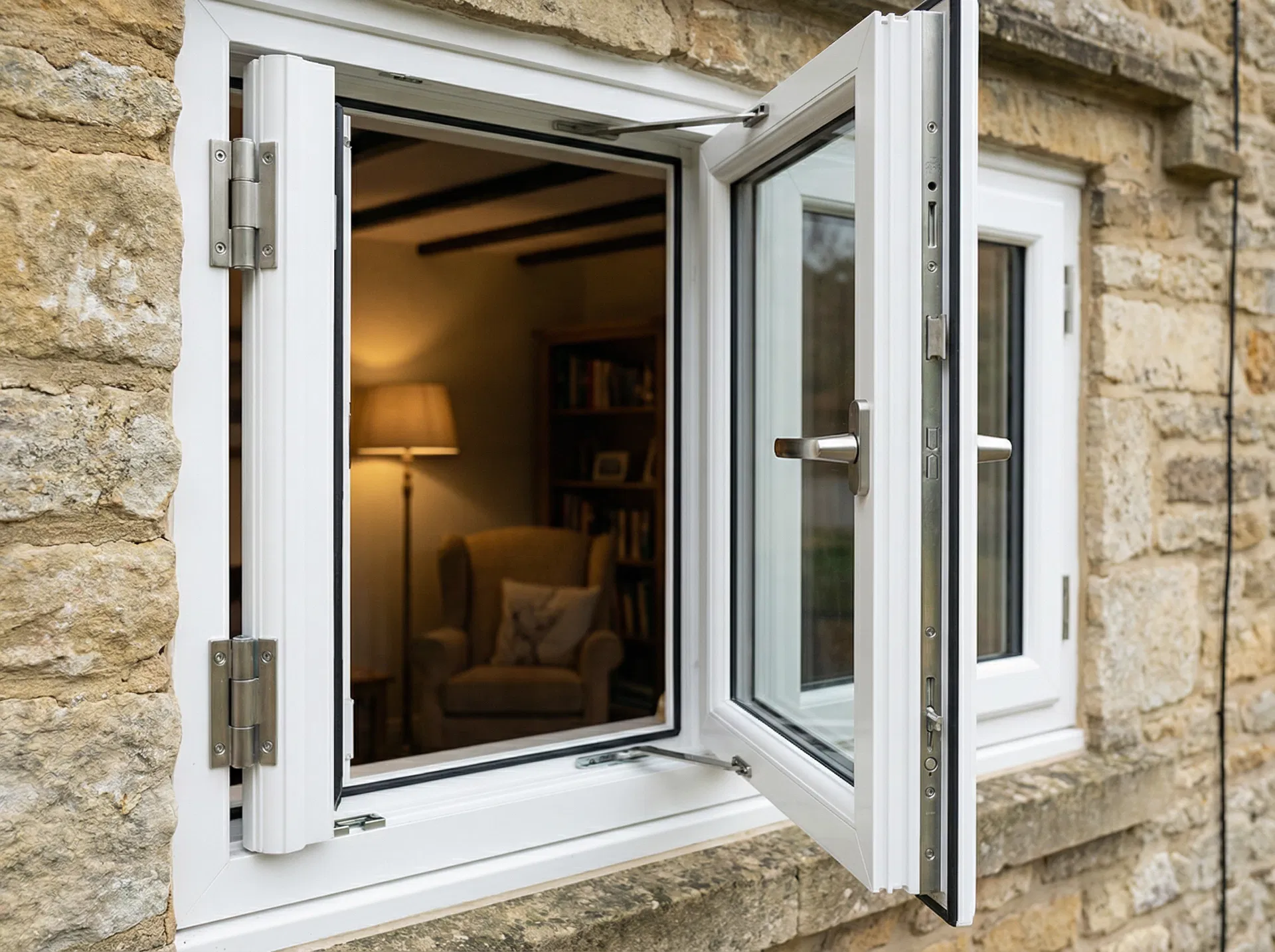 Energy-rated uPVC window installation on a home in Llanelli, South Wales