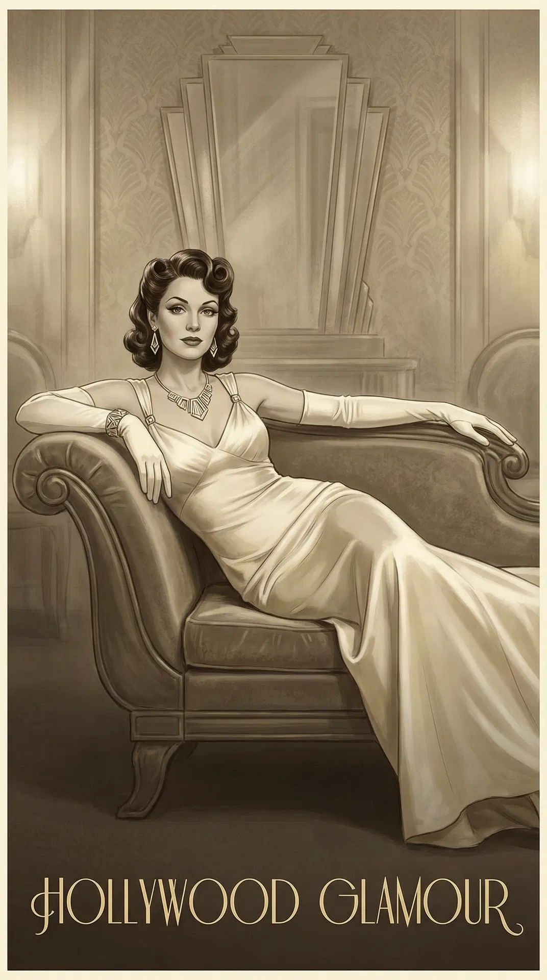 Hollywood Elegance - 1930s sophistication and Old Hollywood charm