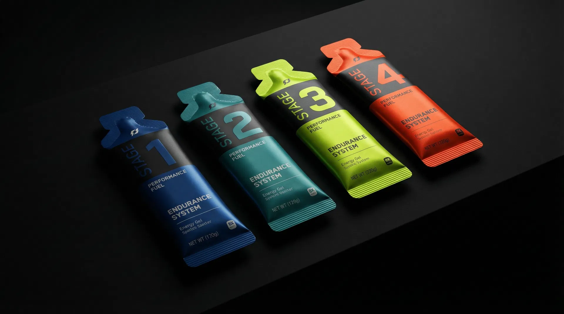 StageFuel 4-Phasen Energy Gel Lineup