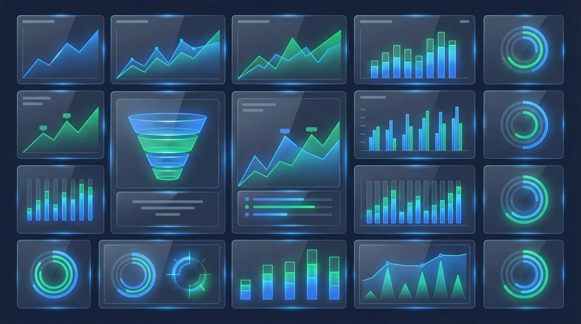 Client results dashboard showing AI-driven performance metrics