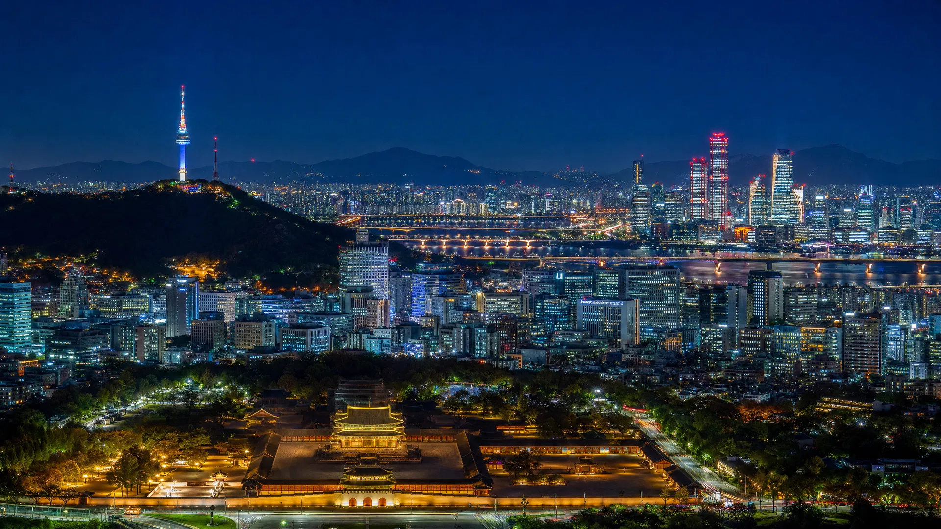 Seoul skyline