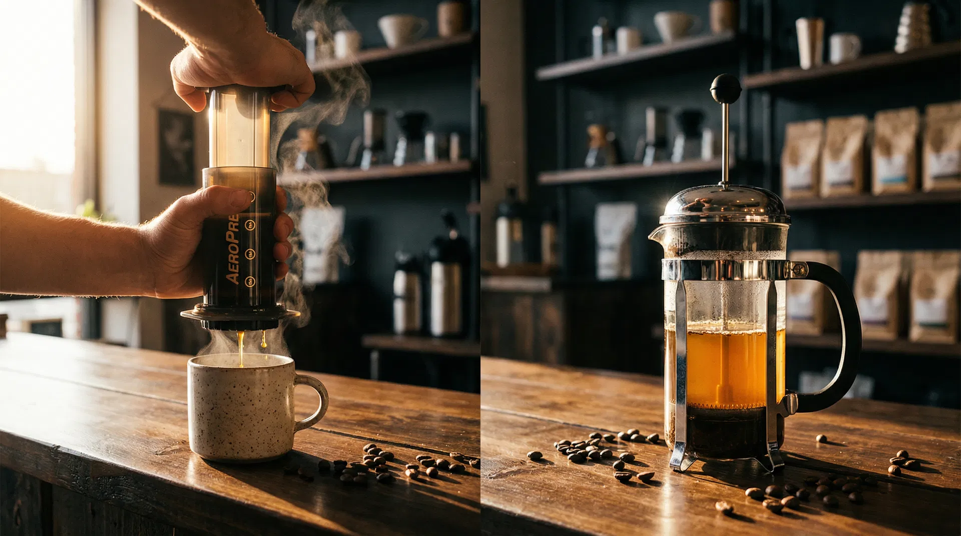AeroPress vs. French Press: A Side-by-Side Showdown