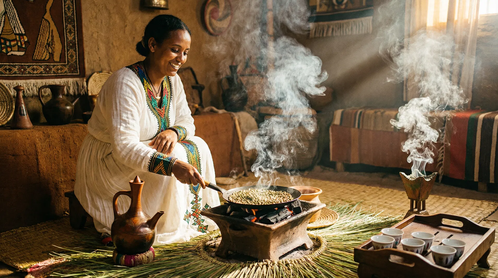 Ethiopian Coffee Ceremony: More Than Just a Drink