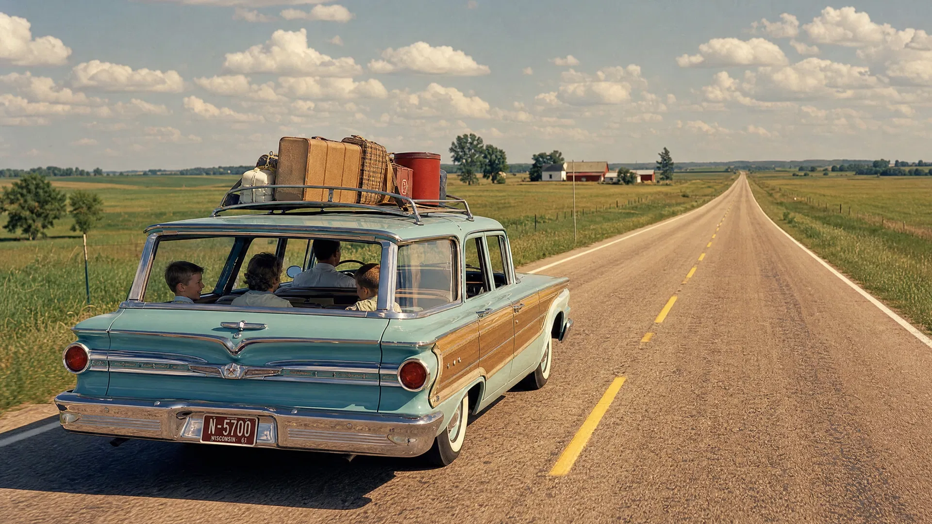 The Family Road Trip: Station Wagons, License Plate Games, and "Are We There Yet?"
