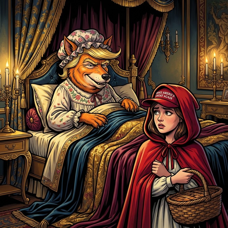 Little Red MAGA Hood