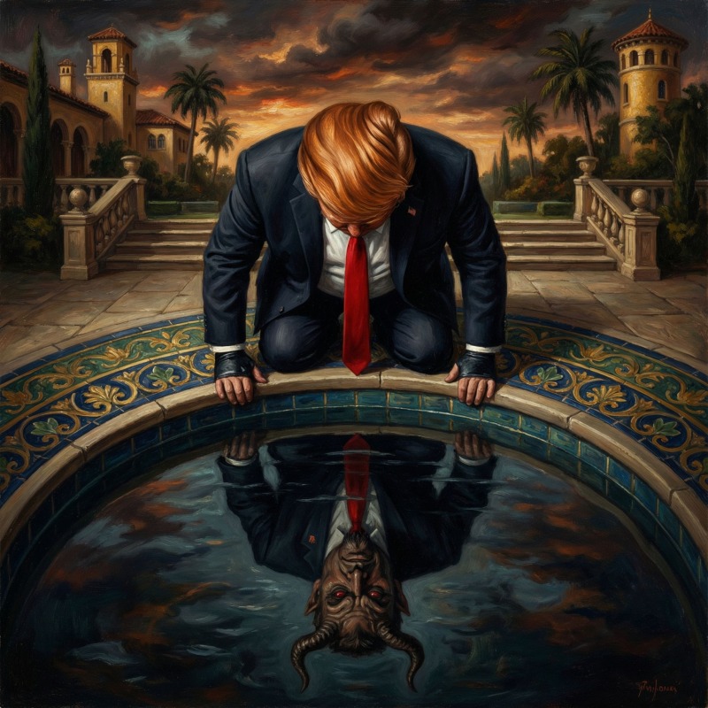 Narcissus at Mar-a-Lago