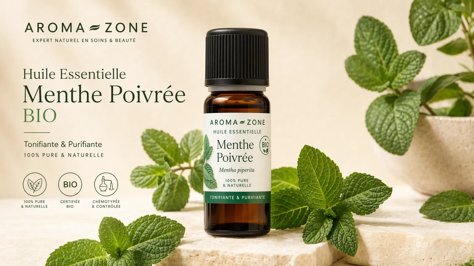 Huile Essentielle Menthe Poivrée BIO