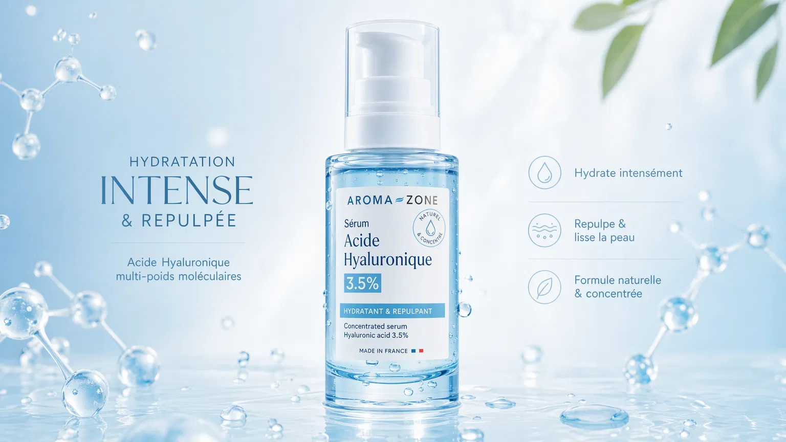 Sérum Concentré d'Acide Hyaluronique 3,5%