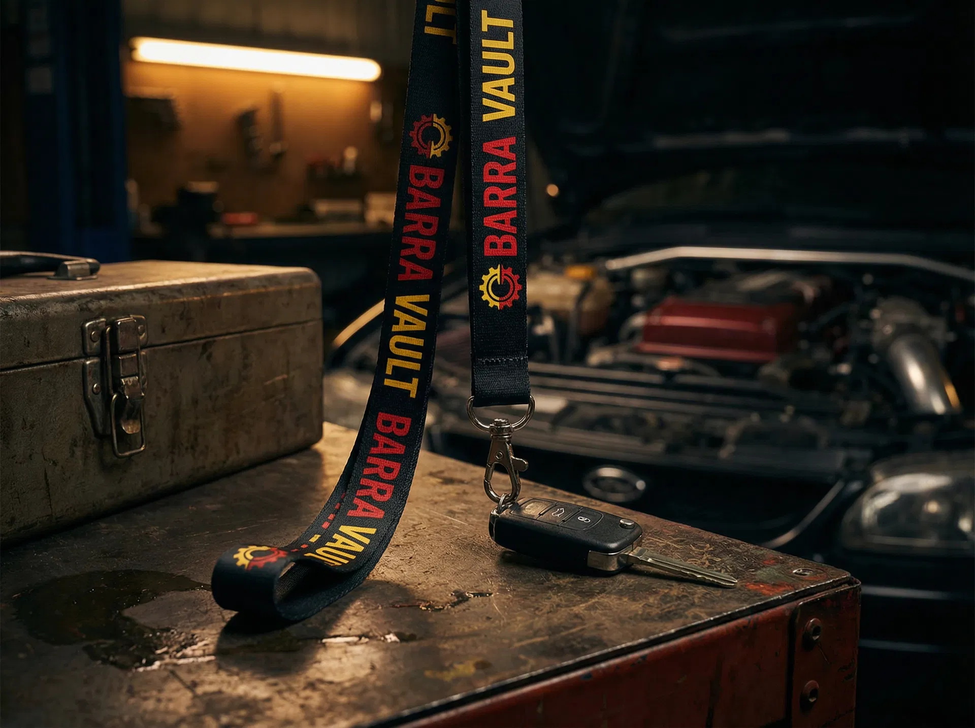 Barra Vault Lanyard — Branded Neck Strap