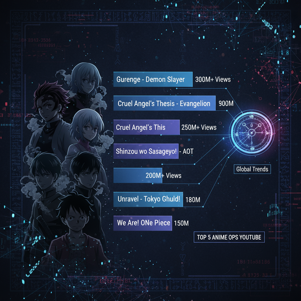 アニメ主題歌 再生回数記録の通説と真相の解説図 - アニメ主題歌 再生回数記録と影響力の真実