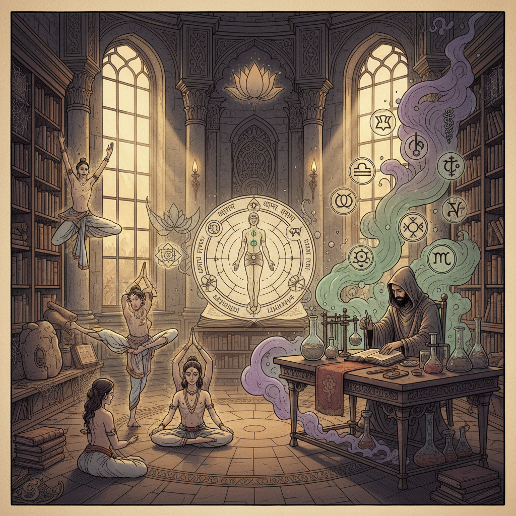 スピリチュアルとオカルトの定義と歴史的違いの解説図 - スピリチュアルとオカルトの違いと人気の理由