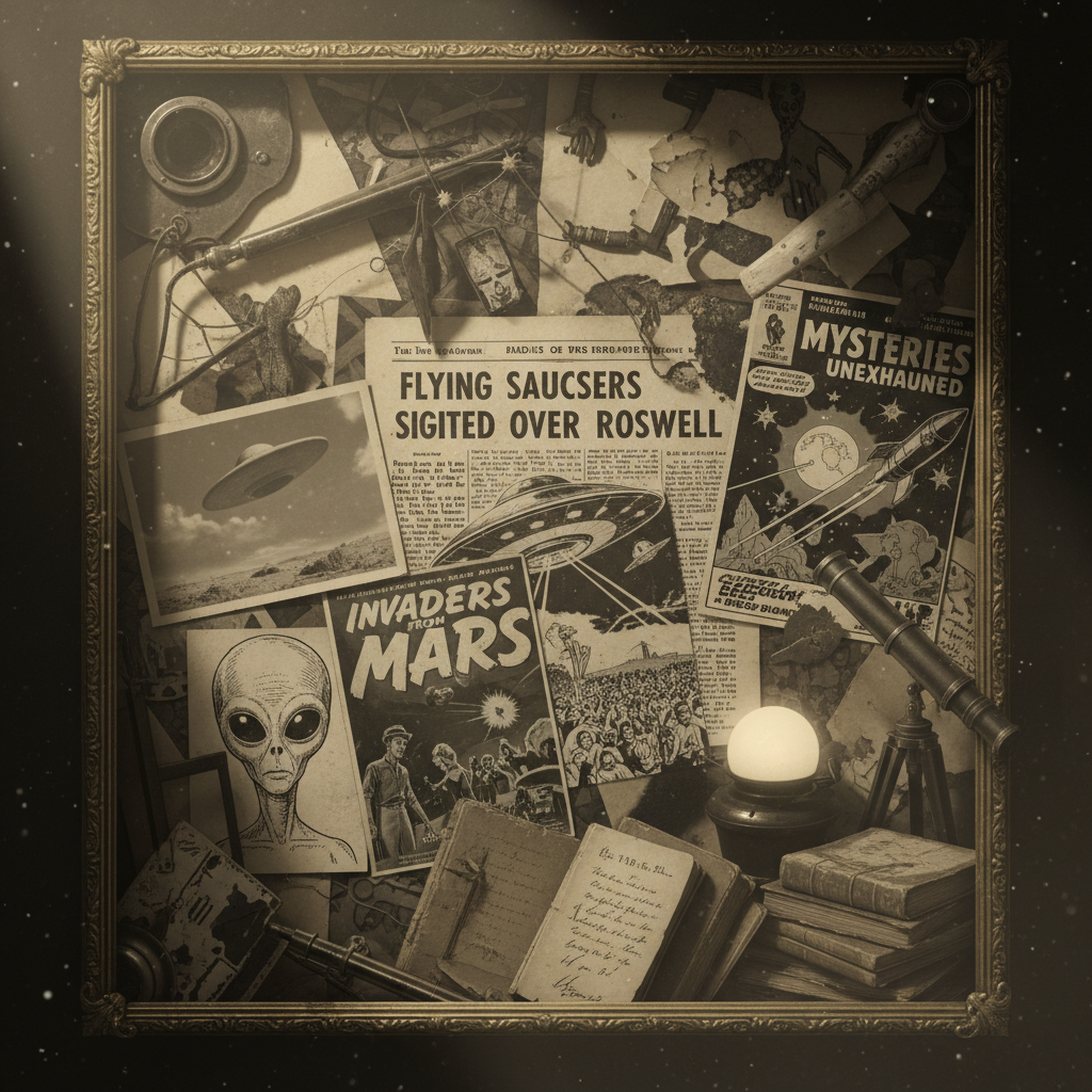 UFO目撃情報の歴史的背景と文化的影響の解説図 - UFO目撃情報の最新事例と科学的検証