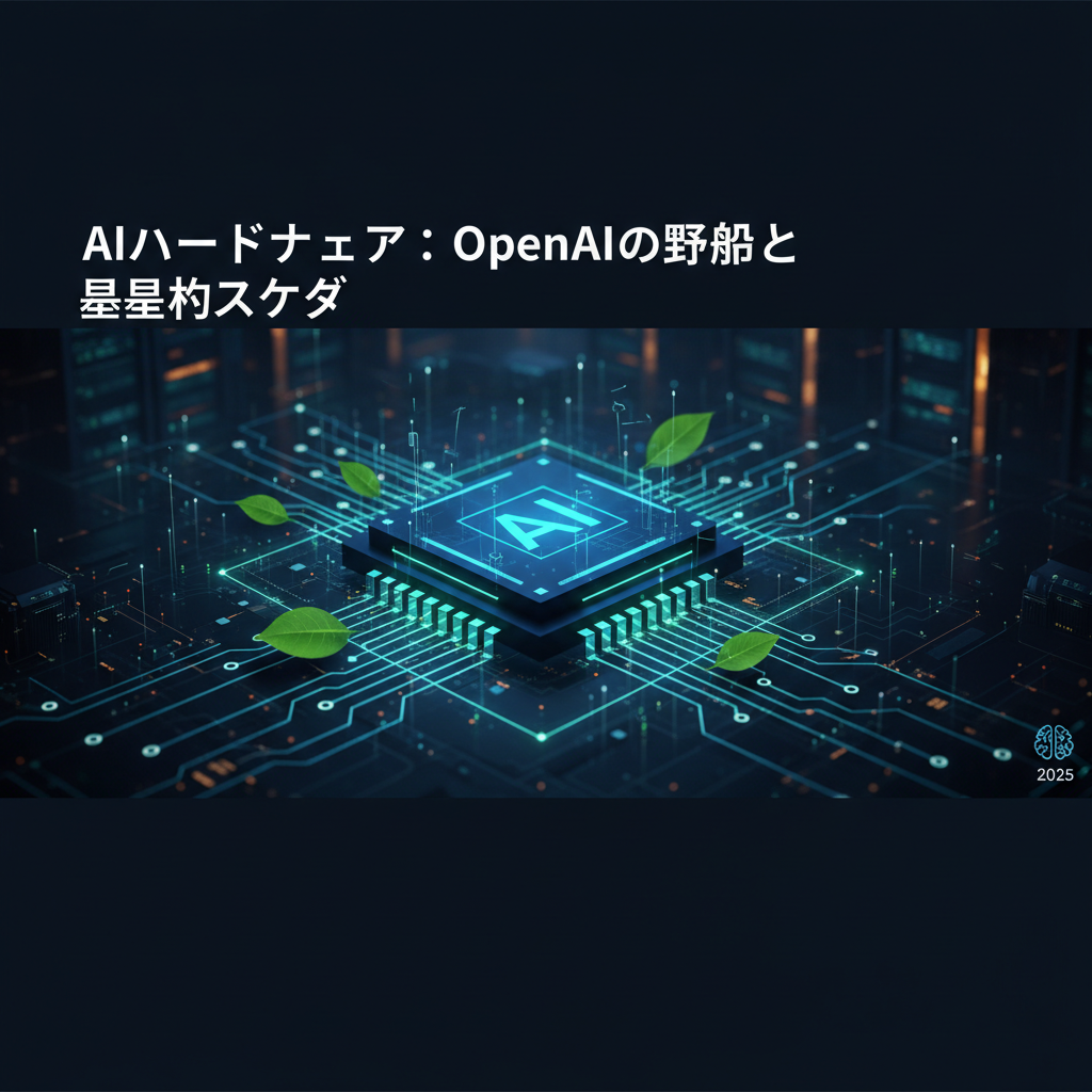 AIハードウェア:OpenAIの野望と基本戦略の解説図 - AIハードウェア:OpenAIの野望と未来