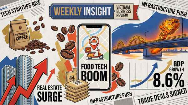 【ベトナムウィークリー】フードデリバリー競争激化、不動産市場の光と影、そして8.6%成長の経済見通し