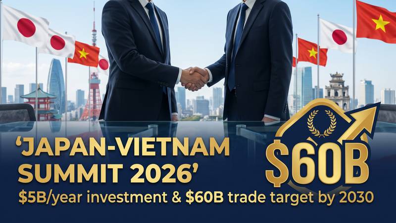 日越首脳会談2026：年間投資50億ドル・貿易600億ドル目標と経済安全保障の新時代