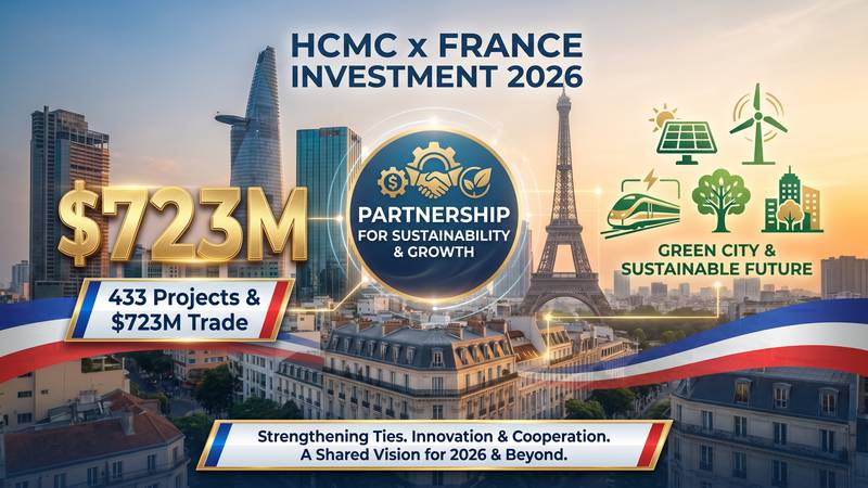 ホーチミン市×フランス投資：433プロジェクト・7.23億ドル貿易が示すグリーン都市開発の可能性