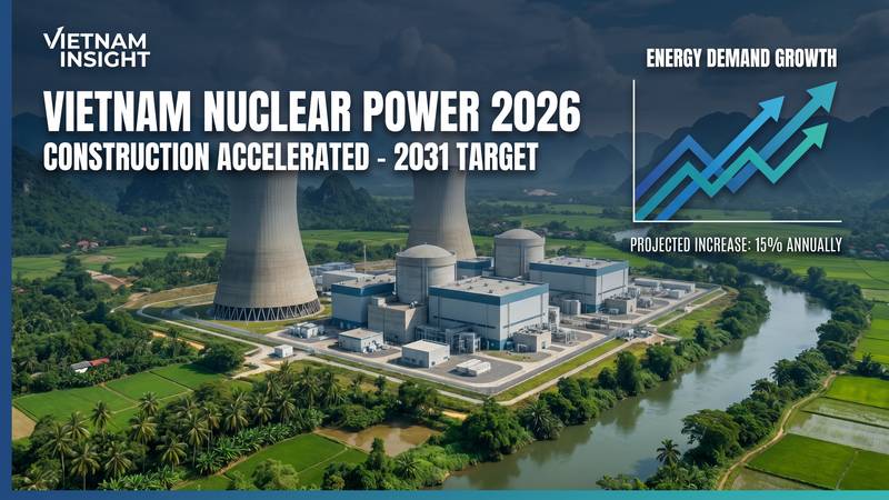 ベトナム原子力発電所の建設加速：2031年稼働目標と電力安全保障の新戦略