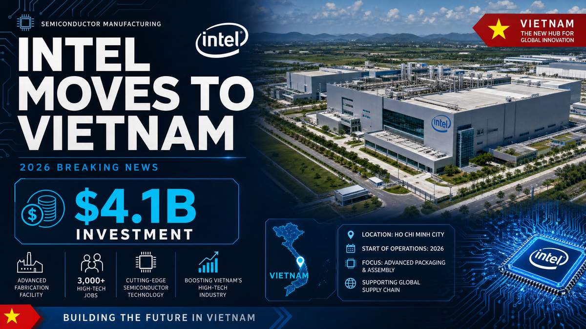 Intelがコスタリカからベトナムへデータセンターチップ生産移転：41.15億ドル投資・世界最大の組立テスト拠点が示す半導体戦略