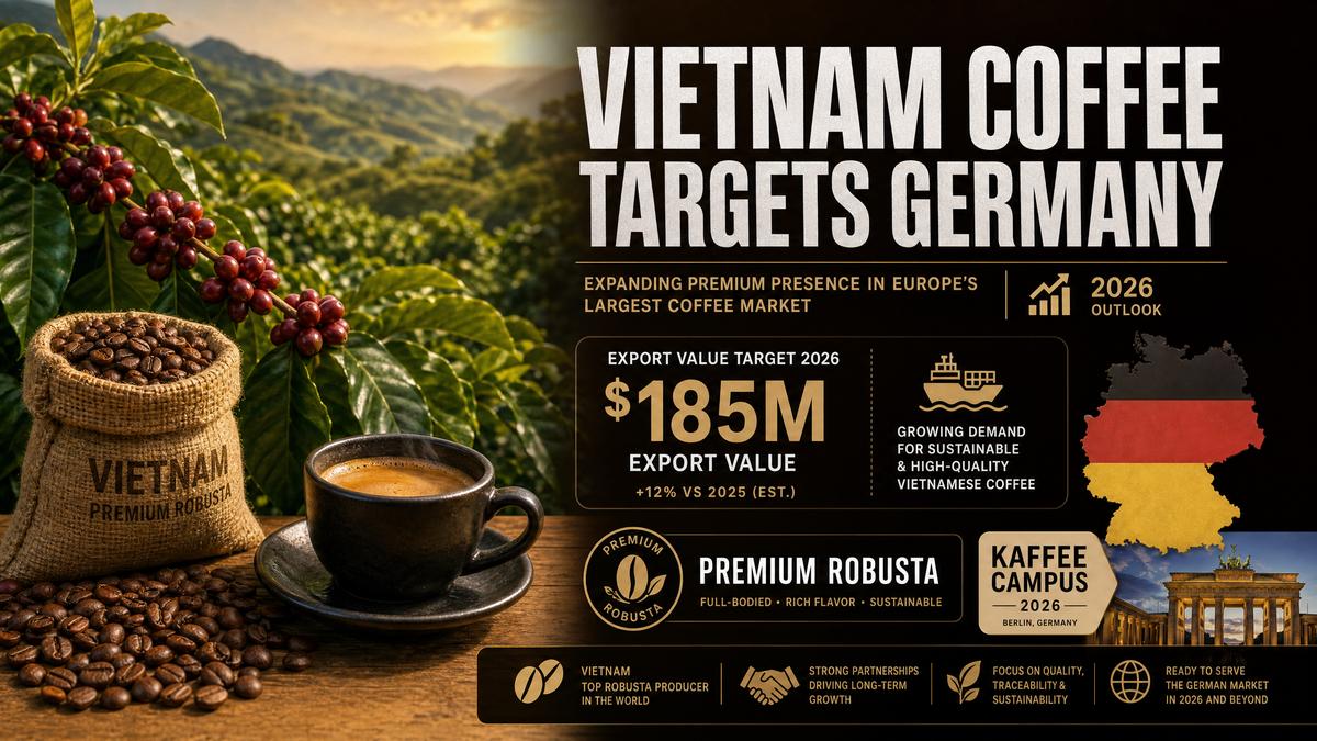 ベトナムコーヒーのドイツプレミアム市場進出：Kaffee Campus 2026参加と高品質ロブスタが切り開く新市場