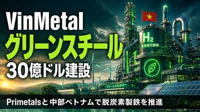 Vingroup傘下VinMetalがPrimetalsとグリーンスチール複合施設を建設：中部ベトナムで脱炭素製鉄を推進