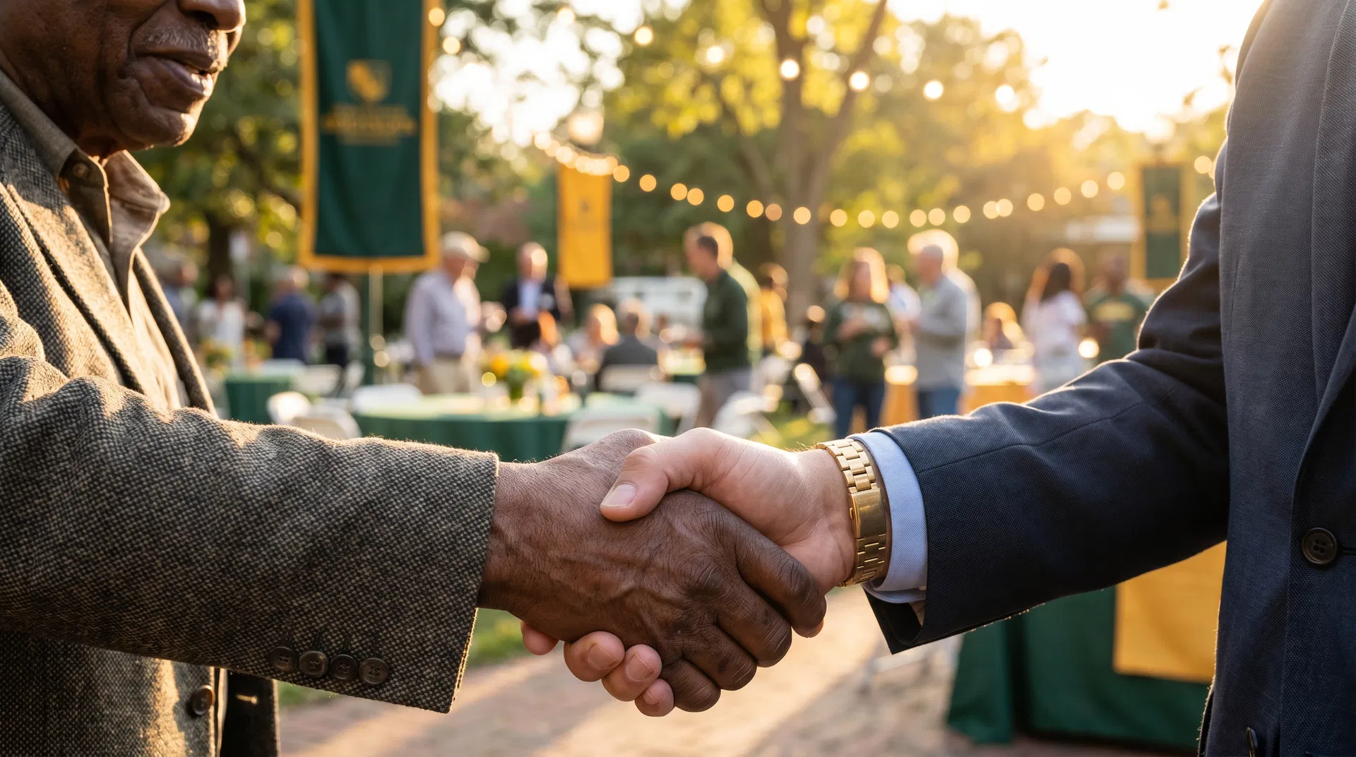 Partnership handshake