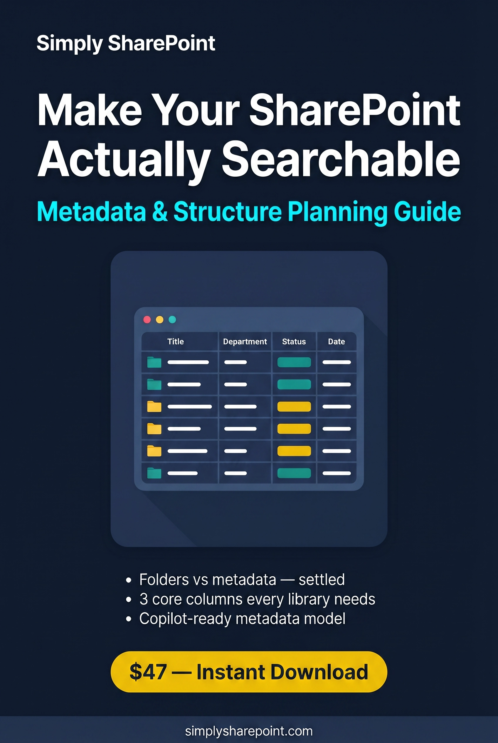 Metadata and Structure Planning Guide