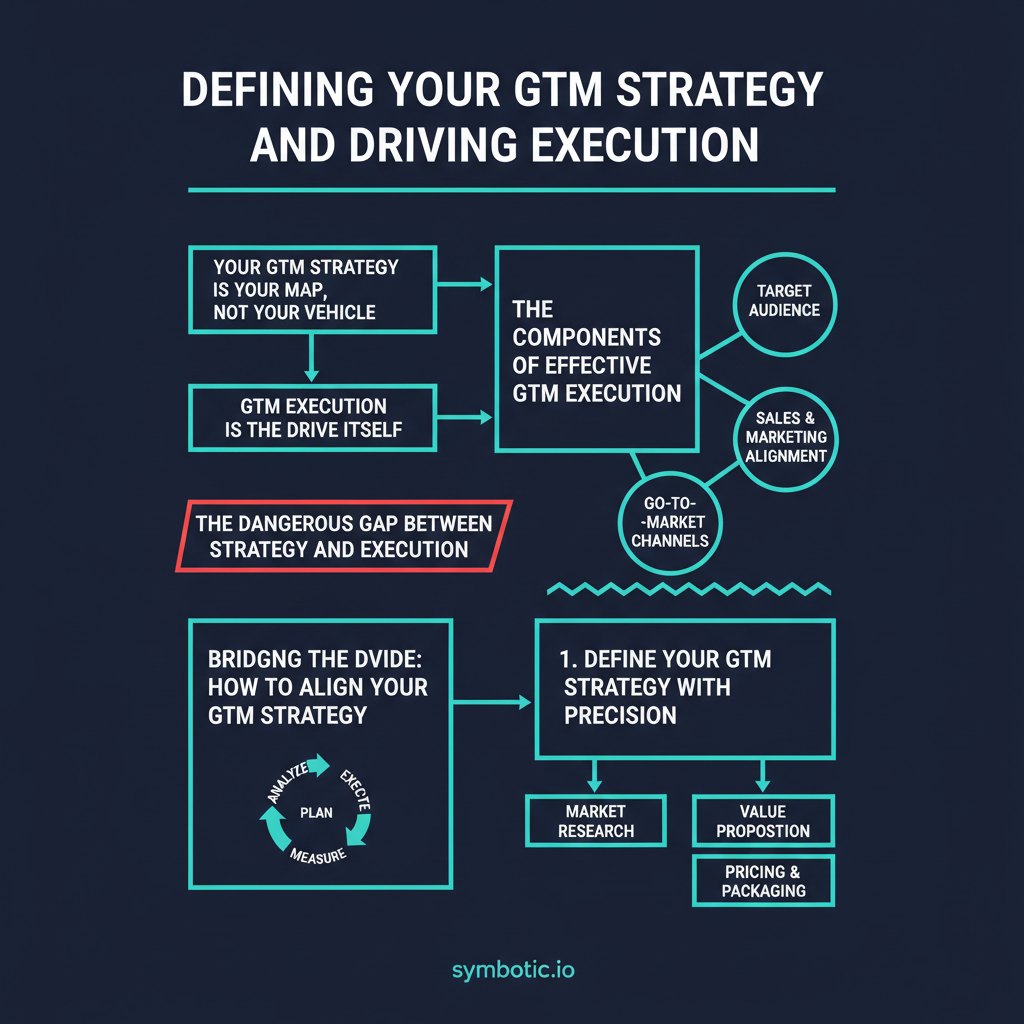 Defining Your GTM Strategy and Driving Execution — infographic summary