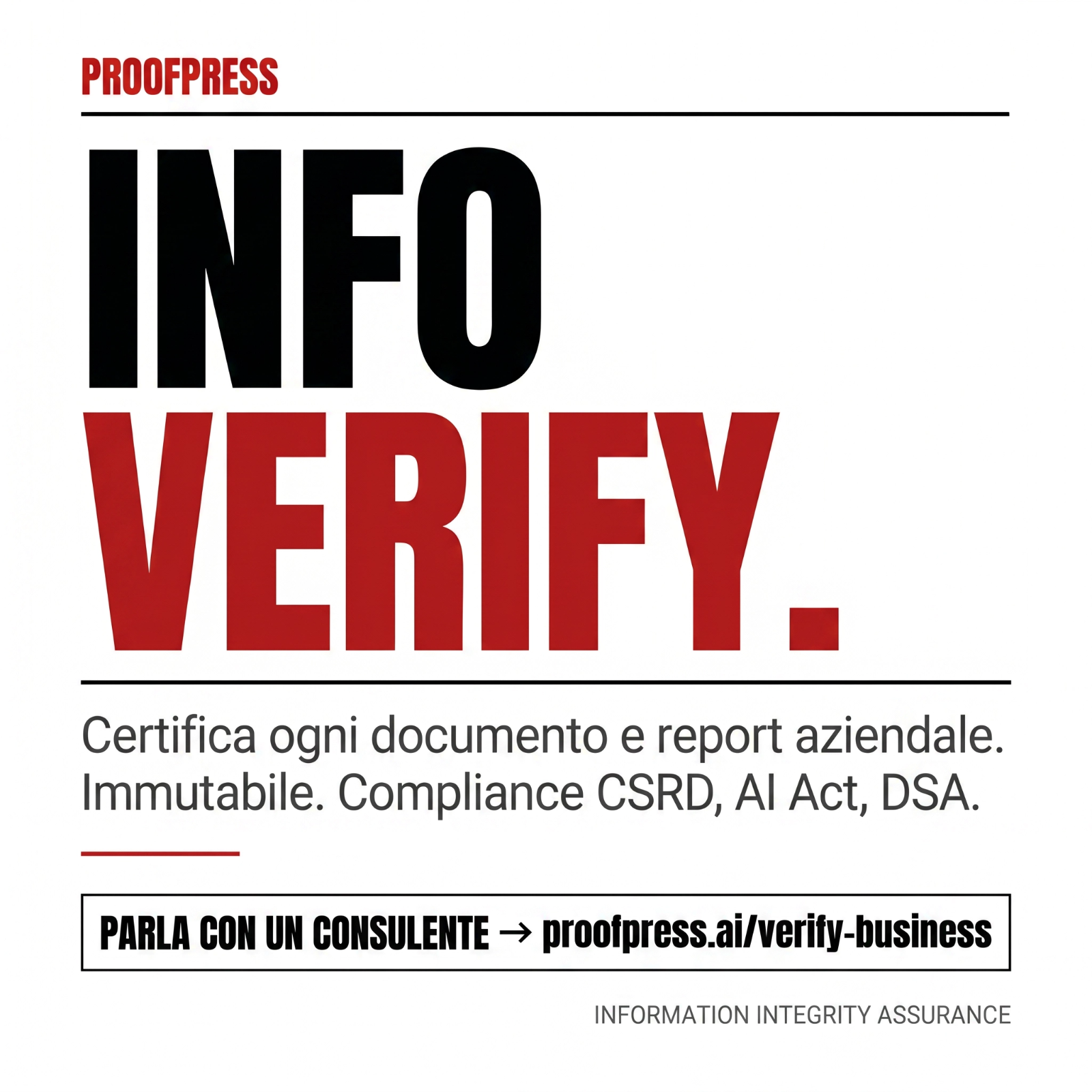 Info verify