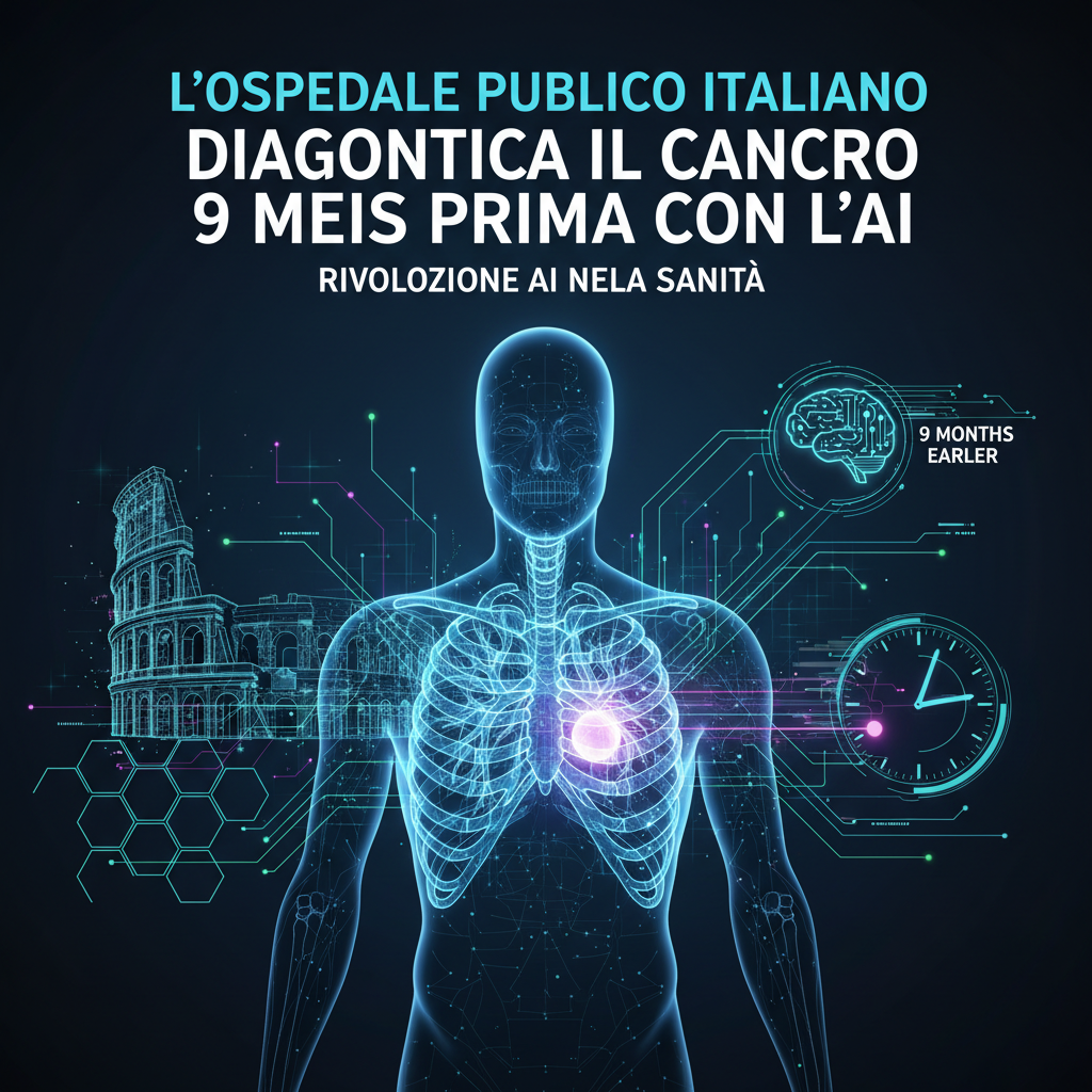 L'ospedale pubblico italiano diagnostica il cancro 9 mesi prima con l'AI