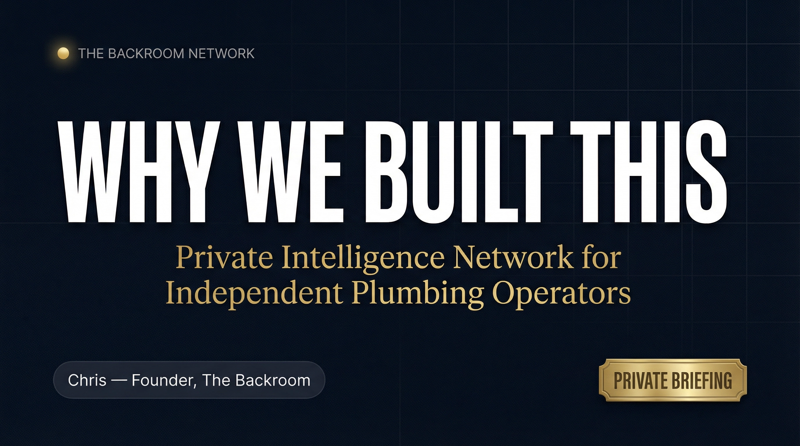Why We Built This