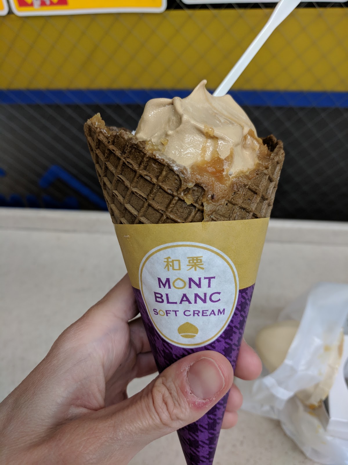 Ministop Mont Blanc Soft Serve